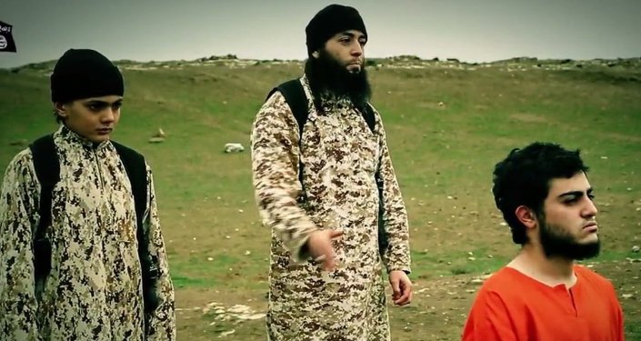 A new video posted online Tuesday by the Islamic State purports to show a young child carrying out the execution of Muhammad Musallam, and Israeli Arab who IS has claimed was a Mossad spy.